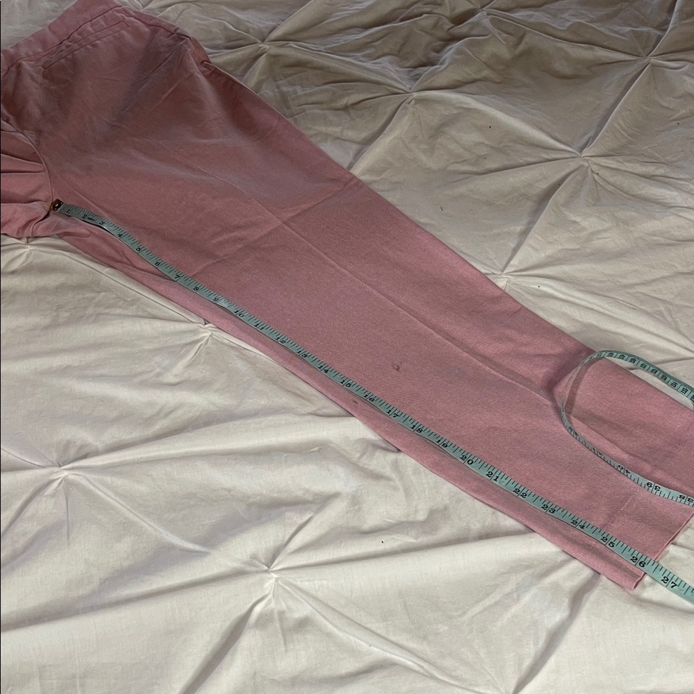 JCrew NWT French girl ankle crop pant in pink Italian cotton - Picture 12 of 12